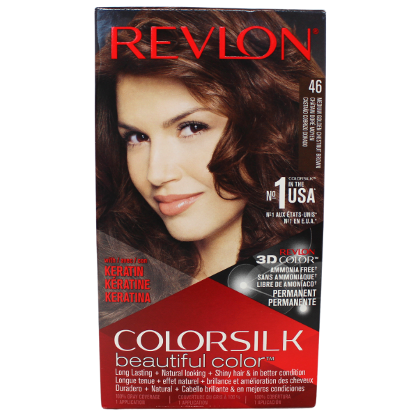 Revlon Hair Color Medium Golden Chestnut Brown #46