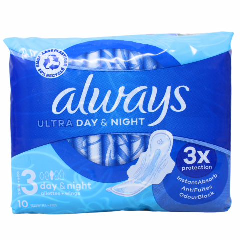 Always Ultra Day and Night Size3 10ct