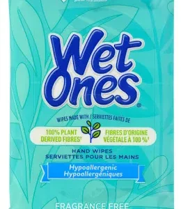 Wet Ones Antibacterial Aloe Wipes 12s