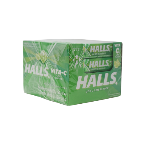 Halls Stick Vitamin-C Lime 20s
