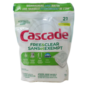 Cascade Action Pacs Free & Clear Lemon 21's