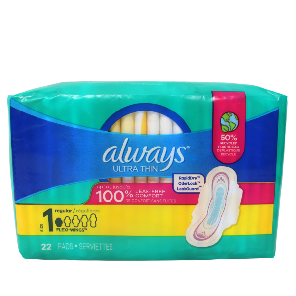 Always Ultra Thin Regular 22ct