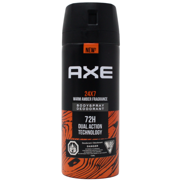 Axe Body Spray 24x7 Warm Amber 150ml