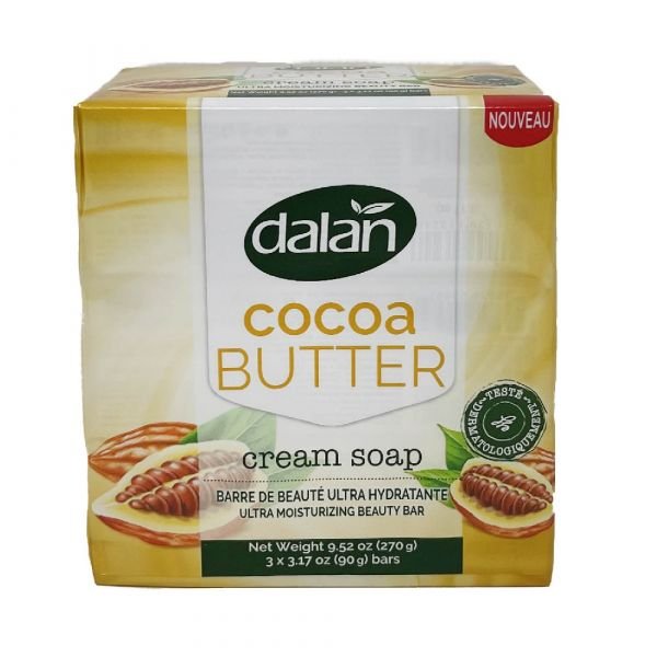 Dalan Cream Bar Soap Cocoa Butter 3x90gm