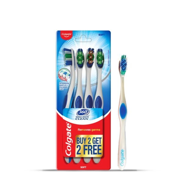 Colgate 360 Whole Mouth Clean T/B 4'S
