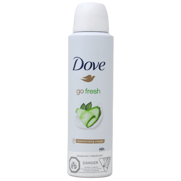Dove Body Spray Go Fresh Cucumber 150ml