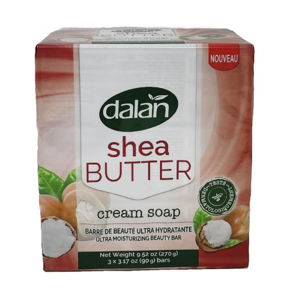 Dalan Cream Bar Soap Shea Butter 3x90gm