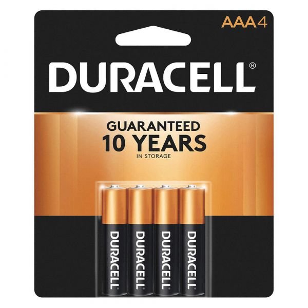 Duracell Coppertop Alkaline AAA-4PK