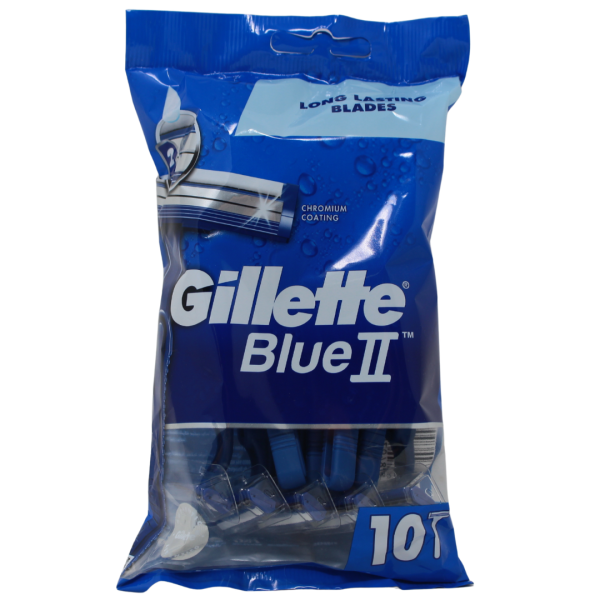 Gillette Blue II Disposable RZR 10'S