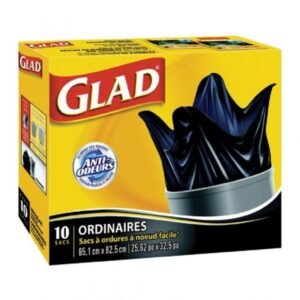 Glad Kitchen Bag Black 10's