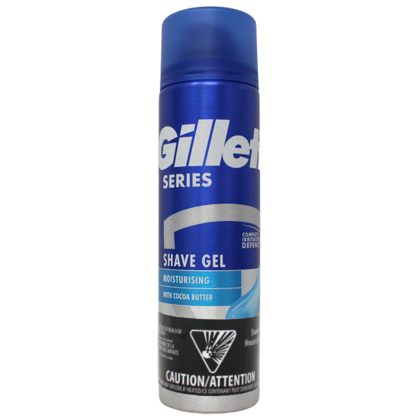 Gillette Shave Gel Moisturising W/Cocoa Butter 200ml