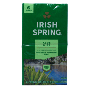 Irish Spring Bar Soap Aloe 6x104.8g