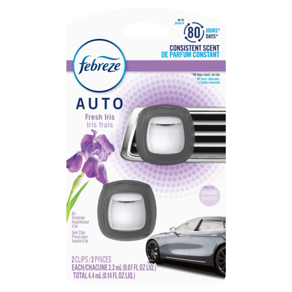 Febreze Car A/F Fresh Iris 2x2ml
