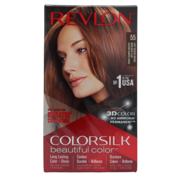 Revlon Colorsilk Light Reddish Brown #55